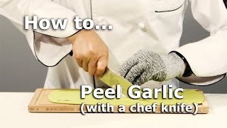 Quick Tip #19 - How to Peel Garlic (With a Chef Knife)