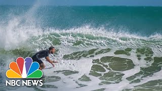 Florida surfer recounts frightening shark bite
