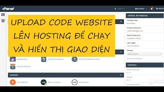 Hướng dẫn upload source code website lên hosting mới nhất 2022 | up lên hosting