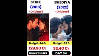 box office calection comparison | stree and bhediya movie #shorts