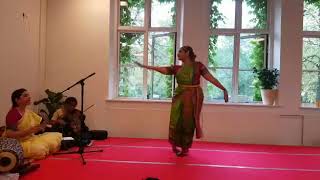 Bharatnatyam dancer Roja Kannan performing at Aarhus Festival Week