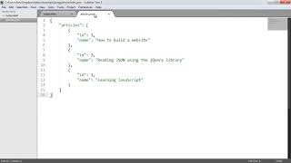 Jquery Reading JSON