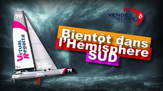 🔴 Vendée Globe 2024 : Bientôt dans l’Hémisphère SUD ! Après le Pot au Noir 🌊 (Virtual Regatta)