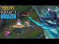 [RANK 1 KHAZIX] MASTER IS EASY TO ME - QIUYI KHAZIX VS EKKO