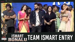 Ismart Team Entry @ iSmart Bonalu Event Live | Ram | Puri Jagan | Nidhhi | Nabha | Shreyas Media