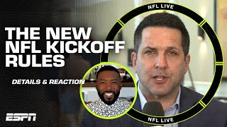 Adam Schefter details the NEW KICKOFF 👀 'More and SAFER football!' - Hawk is a f