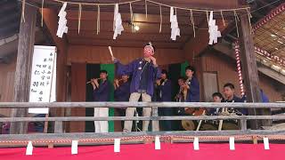 平成三十一年卯月七日 半田稲荷神社例大祭 奉納 葛西囃子 『 仁 羽 』 半田小学校卒業生