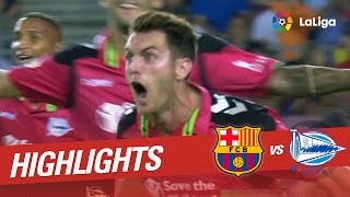 Resumen de FC Barcelona vs Deportivo Alavés (1-2)
