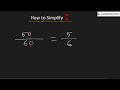 how to simplify the fraction 50 60 50 60 simplified