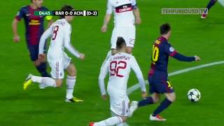 FC Barcelona vs AC Milan 4-0 Highlights with English Commentary UCL 2012-13