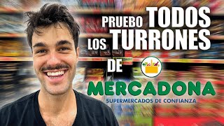 PROBANDO TODOS los TURRONES del MERCADONA