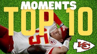 The 10 Moments that Define Patrick Mahomes Career! (In Chronological Order)