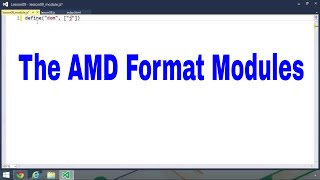 Modules The AMD Format