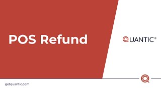 Quantic POS - Refund