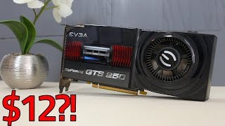 PC Gaming With A $12 Graphics Card -- GTS 250 Review \u0026 Benchmarks!