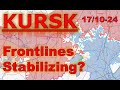 KURSK: Frontlines Stabilizing?