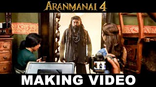 Aranmanai 4 Villain Climax Scene Making Video - Tamannaah | Sundar C | Kushboo Simran Amman Song