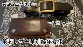 【経年変化サンプル】革が違うとこんなに違う？レビュー動画