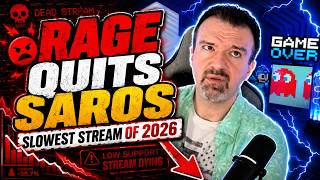 DSP Saros Stream Was So Dead He Rage Quit
