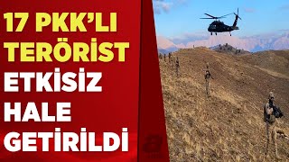 Suriye'nin kuzeyinde teröre darbe! 17 PKK-YPG'li terörist etkisiz hale getirildi | A Haber