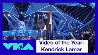 Kendrick Lamar 360° Video of the Year: 'Humble' Acceptance Speech | 2017 VMAs | MTV