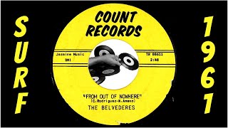 The Belvederes - From Out Of Nowhere [Count] 1961 Rare Surf Instrumental 45