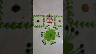 नवरात्रौत्सव..🚩🎉🌈🕉🔱🙏🌸🌸🌼रांगोळी ,navratri..rangoli art#  ytshort subscribe viral trendingदुसरा दिवस #