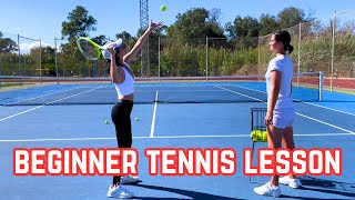 Beginner Tennis Lesson: Learn How to Play Tennis with a Complete Beginner