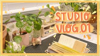 Studio Vlog✧01: PenPal, Journaling, #toonme, and a Cozy Weekend~