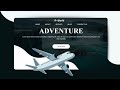 How To  Make Website Using HTML And CSS | travel Website Design Project