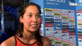 BCN2013: Ranomi Kromowidjojo (NED) Winner of Womens 50m Freestyle