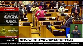 Interviews for new board members for NYDA