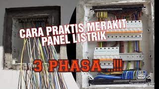 Cara merakit panel listrik 3 phase