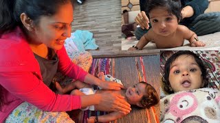 Moni ka Daily routine | 3 month baby 👶 full day routine