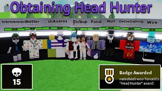 Giving Everyone Head Hunter - Roblox Slap Battles