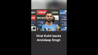 Virat Kohli backs Arshdeep Singh after loss against Pakistan | India vs Pakistan match
