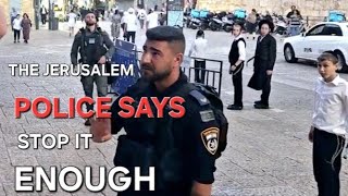 THE JERUSALEM POLICE SAYS TO STREET PREACHER TO STOP PREACHING THE GOSPEL#JERUSALEM #ISRAEL #JESUS