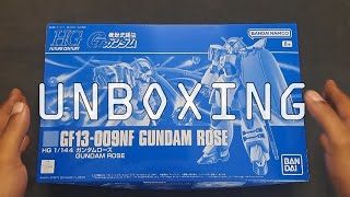 HG 1/144 Gundam Rose UNBOXING (P-Bandai)