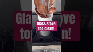 How to #clean your glass stove top! Do you prefer glass or gas stoves? 🤔