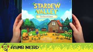 ASMR Stardew Valley Board Game Unboxing ✨ It's Beautiful! ✨ (soft spoken, tapping, relaxing)