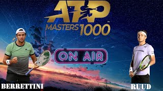 |ATP MASTER 1000 MADRID| MATTEO BERRETTINI VS CASPER RUUD TELECRONACA ITA