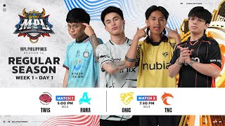 🔴 LIVE | MPL PH S15 | ENGLISH - Week 1 Day 1