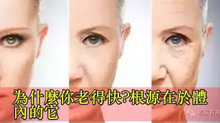 為什麼你老得快?根源在於體內的它