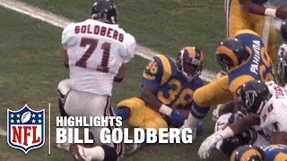 WWE Star Bill Goldberg NFL Highlights | Atlanta Falcons