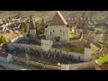 berethalmi erődtemplom erdély románia biertan transylvania fortified churche 4k drone