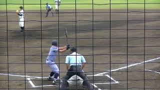 2018　高校野球　熊本　ＲＫＫ旗　東海大星翔　菊田選手同点２塁打