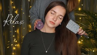 ASMR Sanfte Massage \u0026 Hairbrushing Mit Meiner Freundin ✨