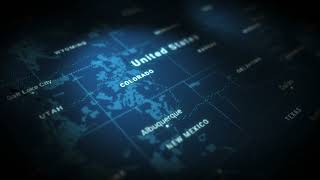 US Map animation