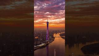 The great tower of Canton #travel #china #guangzhou #cantontower #skyscraper #cinematic