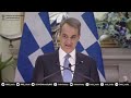 PM Modi and PM Mitsotakis of Greece at joint press meet